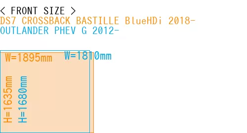 #DS7 CROSSBACK BASTILLE BlueHDi 2018- + OUTLANDER PHEV G 2012-